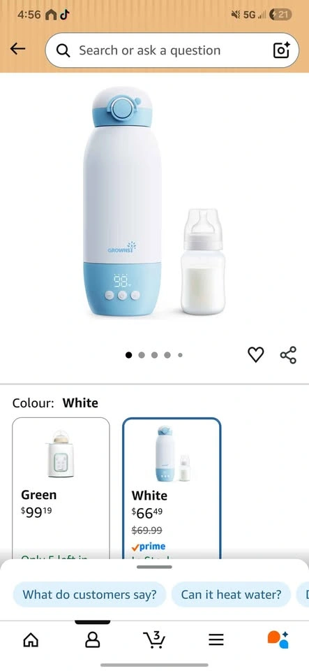 Grownsy Portable Milk warmer - photo 3