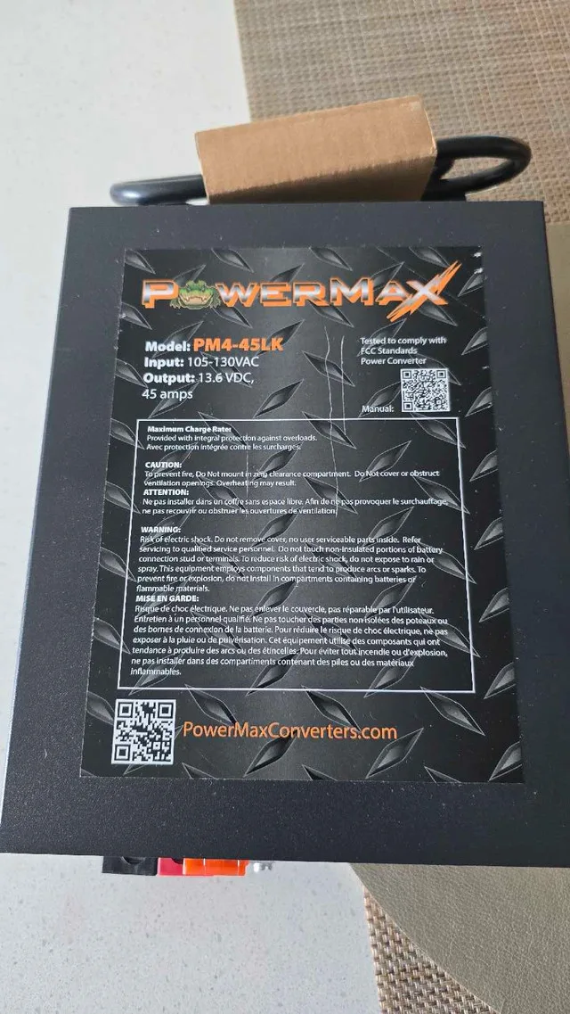 PowerMax PM4 45A RV Converter image indicator(2)