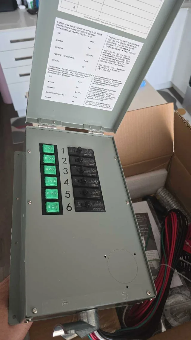 Nature’s Generator Transfer Switch – 120V/30A image indicator(10)