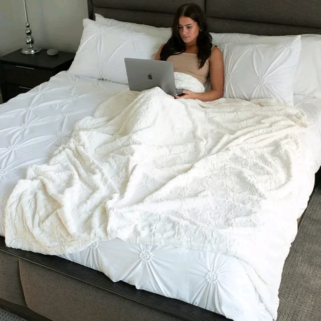 Faux Fur Throw Blanket image indicator(7)