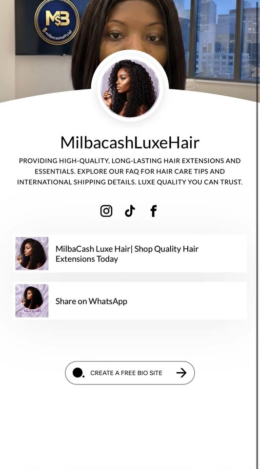 Premium virgin hair & synthetic extensions