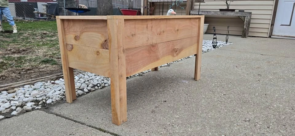 Cedar Planter Handmade Locally