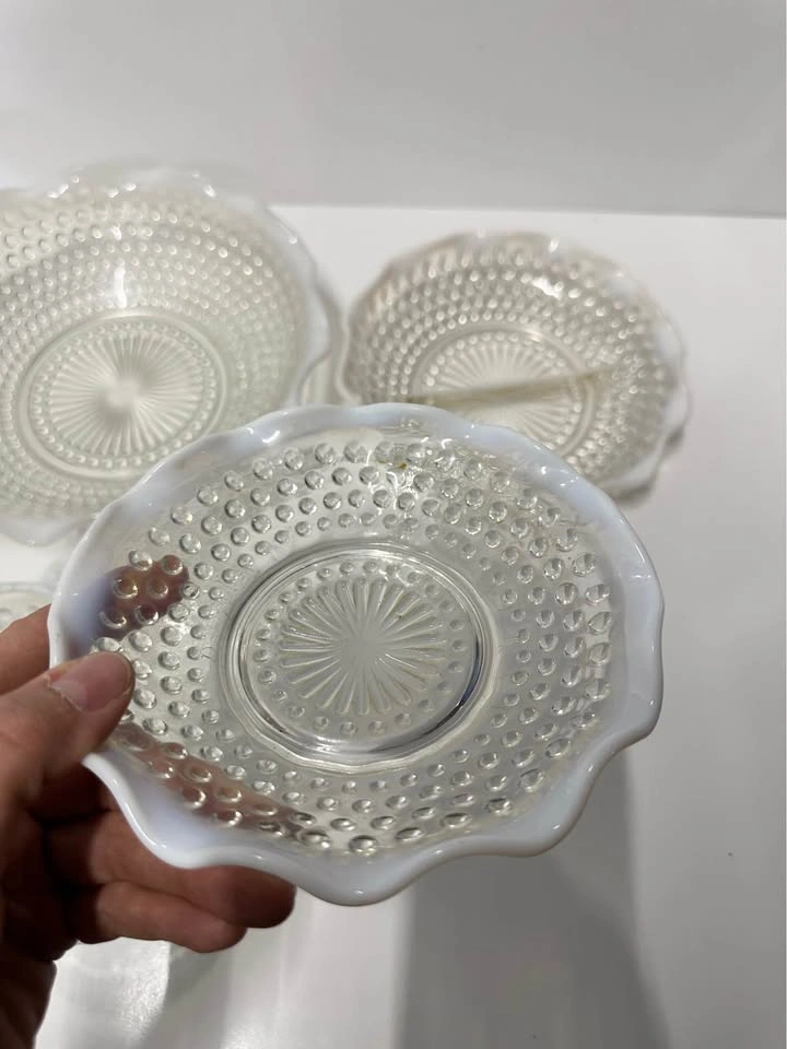Vintage Milk Glass Serving Set – $25 - photo 2