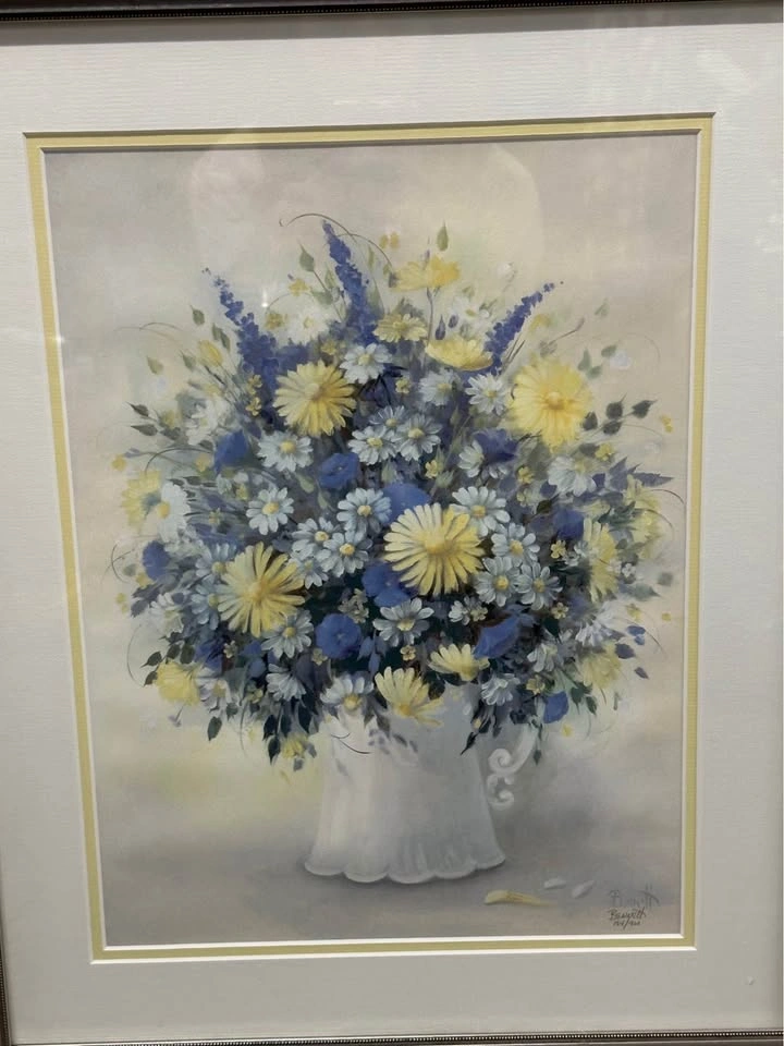 Framed Floral Wall Art – $15 - photo 2