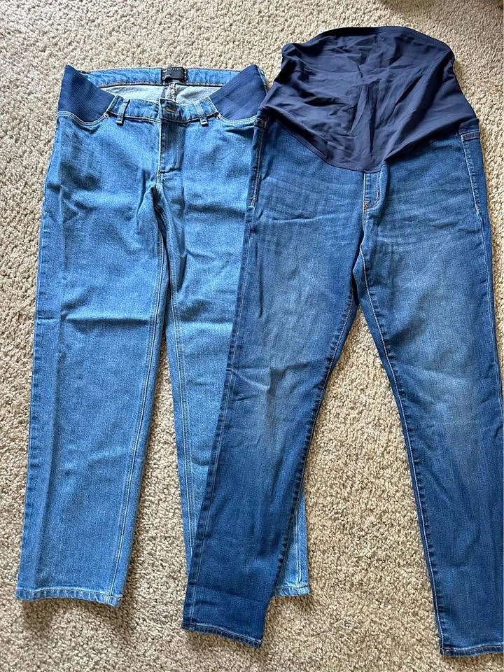 Maternity Jeans (2 Pairs) Size M – New