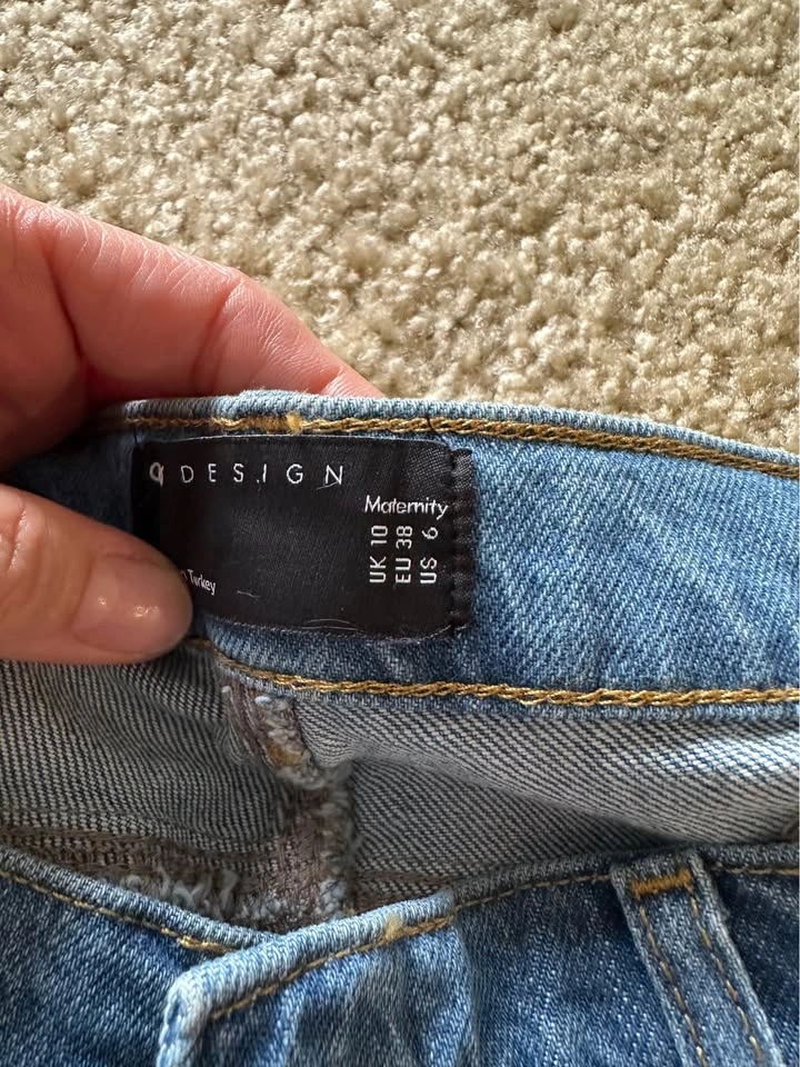 Maternity Jeans (2 Pairs) Size M – New - photo 2