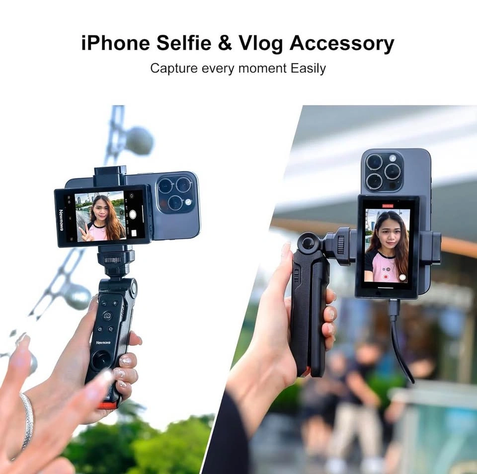 Newmowa PH01 Max Vlog Selfie Monitor Screen - Use Rear Camera fo