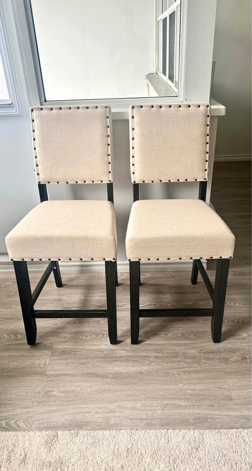Upholstered dining chairs