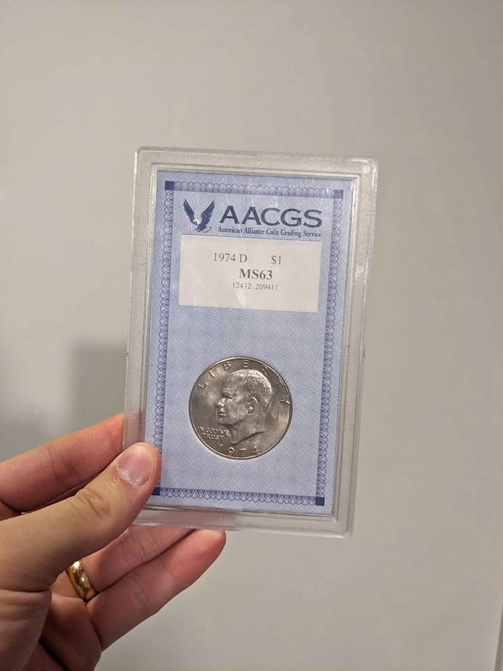 1974-D Eisenhower Dollar MS63 AACGS