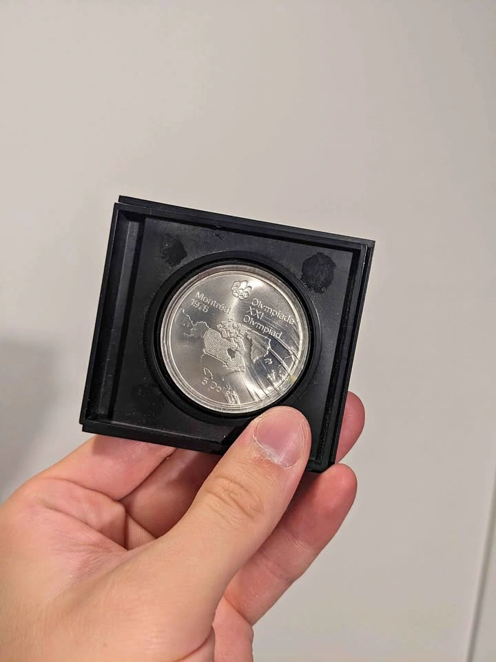1976 Montreal Olympics Silver Coin