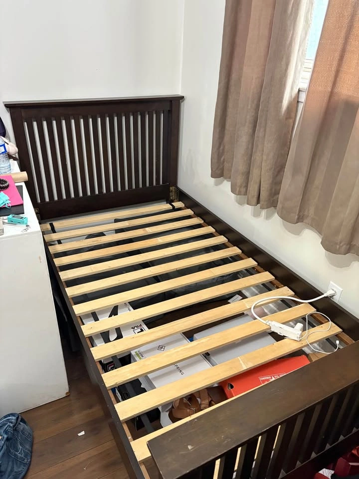 Single Bed Frame with Mattress - photo 5