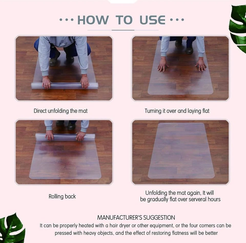 (New)Clear Chair Mat (30" X 48" Rectangle) - photo 4