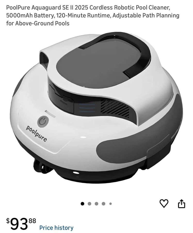 (New) Cordless Robotic Pool Cleaner