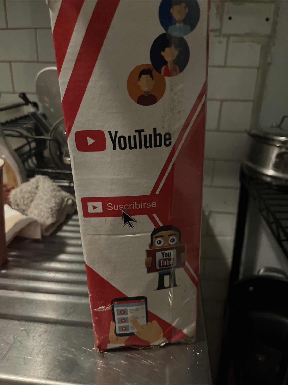YouTube Espresso Cup and Plate Set Ceramic Coffee Mug Keychain - photo 3