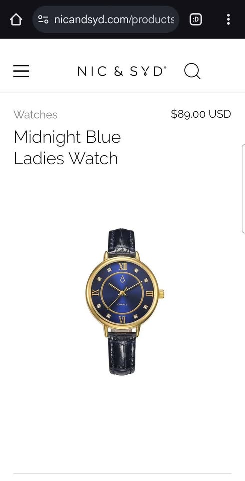Nic & Syd Midnight Blue womens watch - photo 3