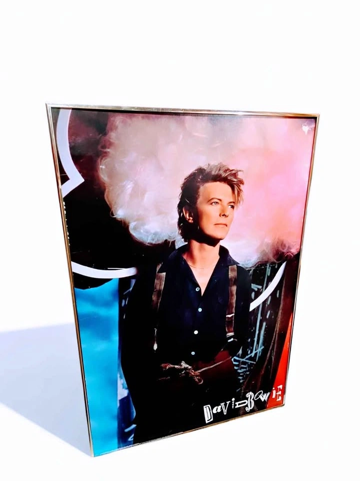 Vintage Rare 1988 David Bowie Promo Stock Board Poster