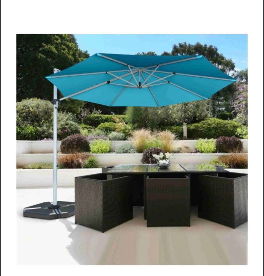 Costway 11' Patio Umbrella 360 Rotation Aluminum Tilt - photo 3