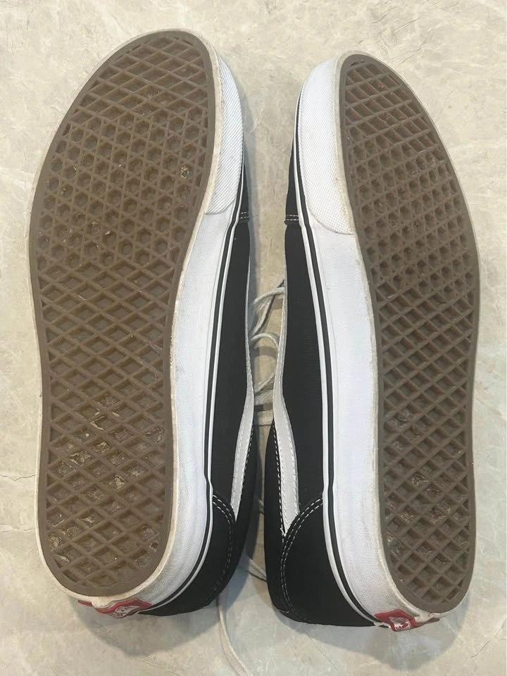 Vans Black and White Sneakers US Men 10.5 - photo 3