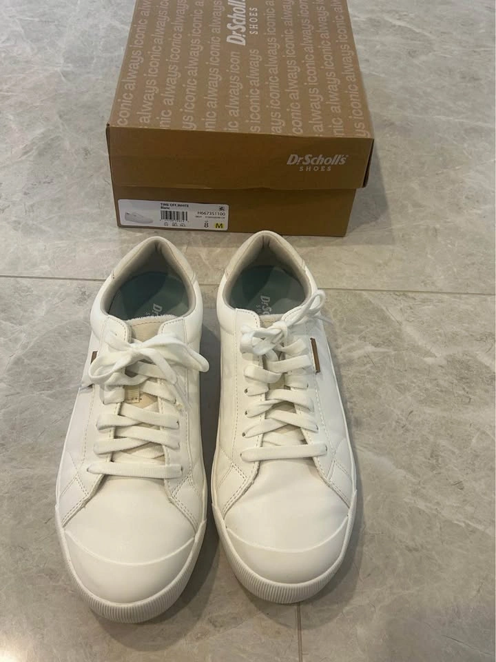 Dr. Scholl's Time Off White Sneakers Women's 8 M - photo 2