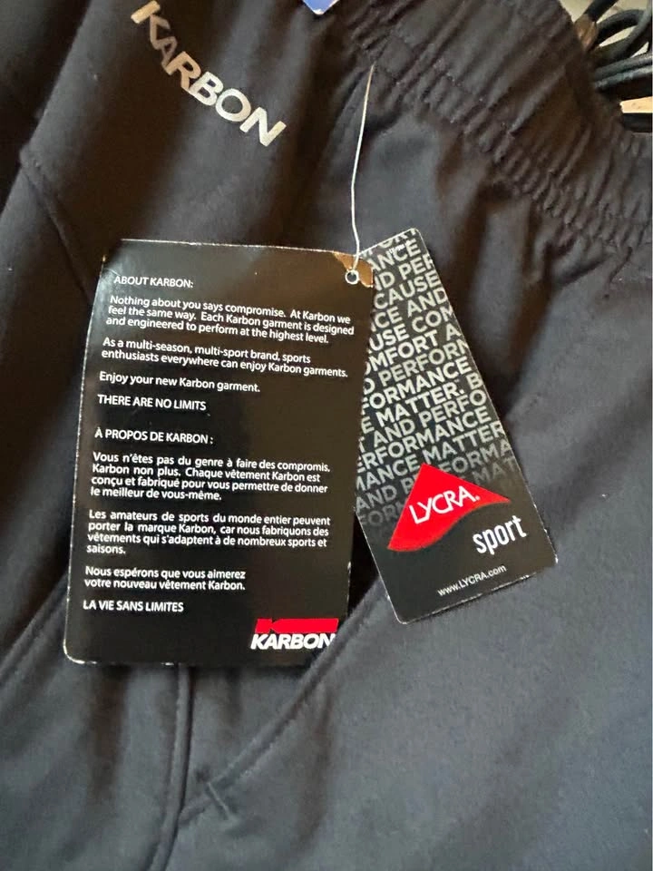 Karbon Lycra Sport Athletic Pants NWT Size L Mens - photo 4