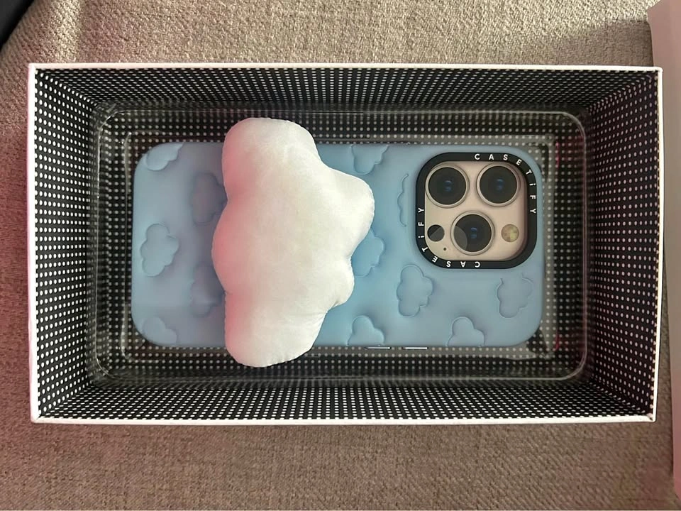 Casetify iPhone 14 Pro Blue Cloud Phone Case New