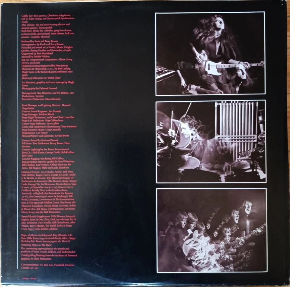 Rush - Moving Pictures LP - 1981 Cdn. Masterdisk pressing VG+ - photo 5