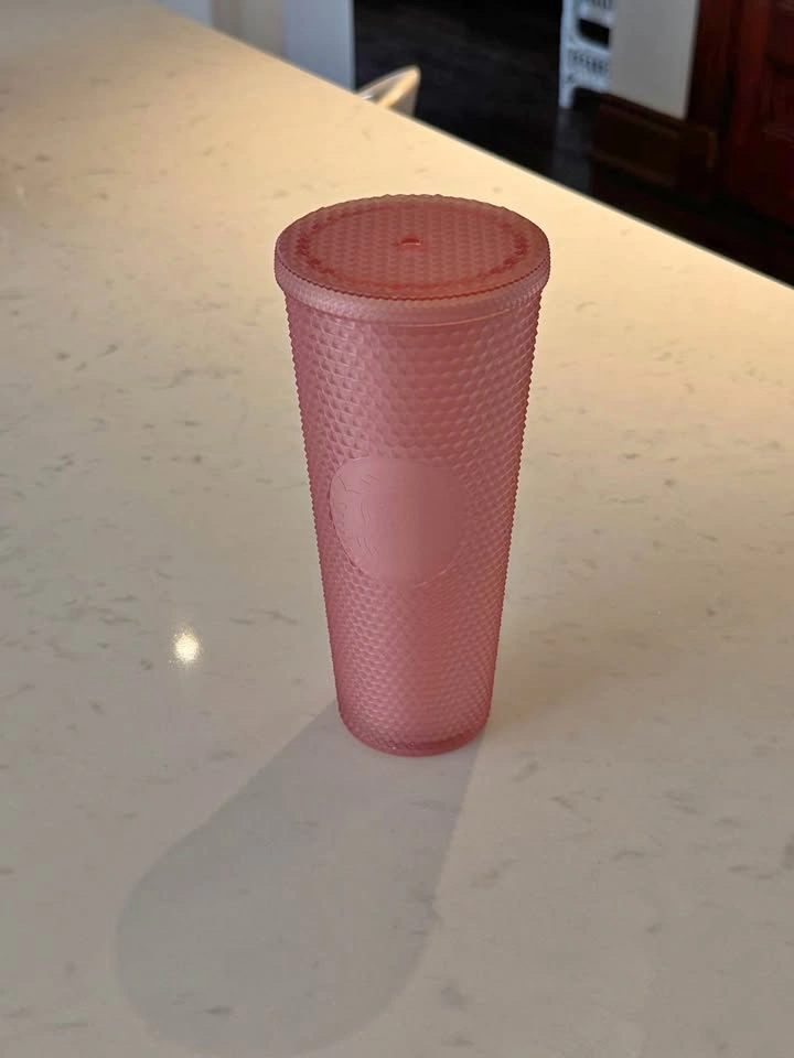 Starbucks Pink Studded Valentine Tumbler