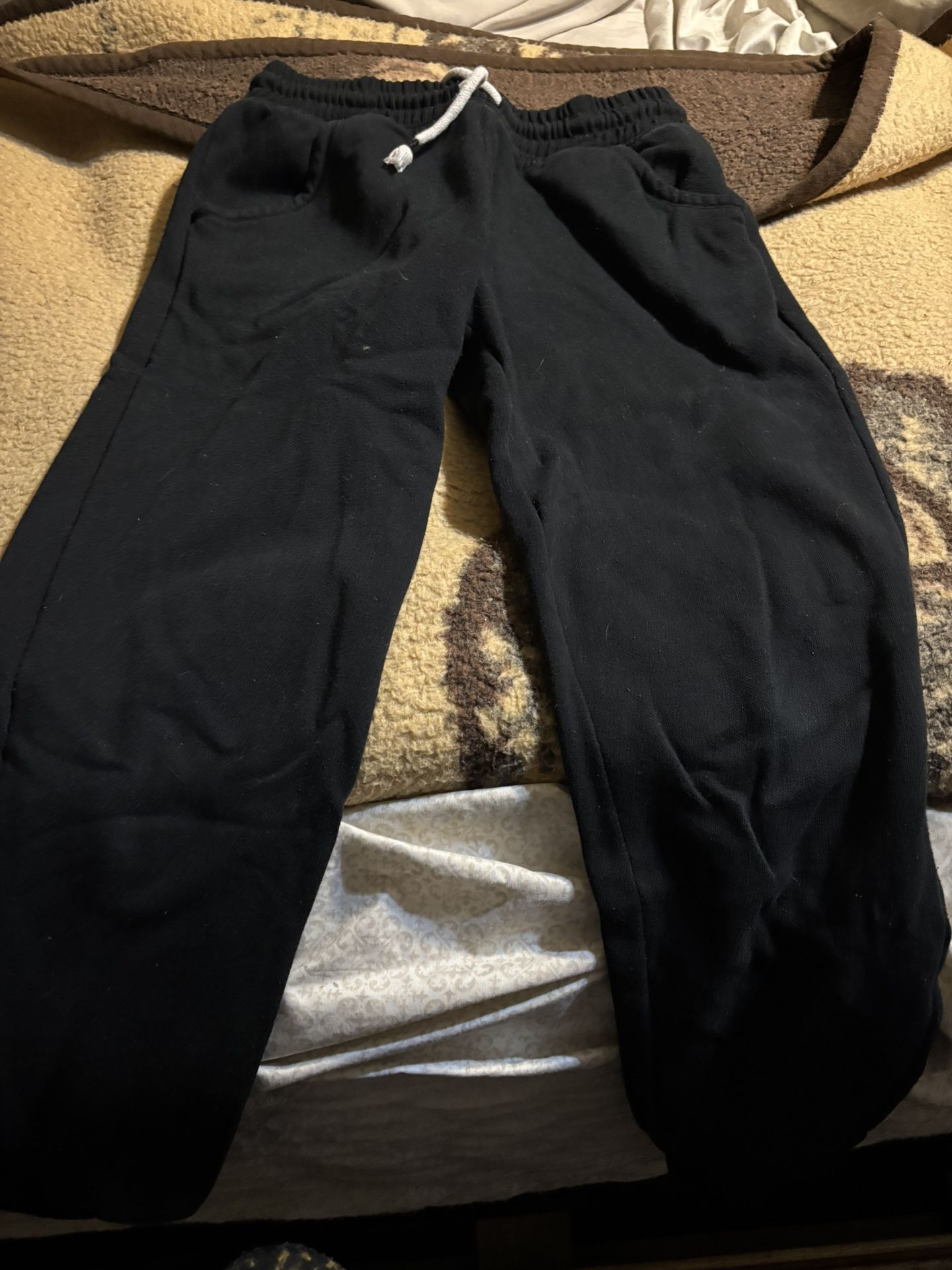 Black Sweat Pants Size 14/16