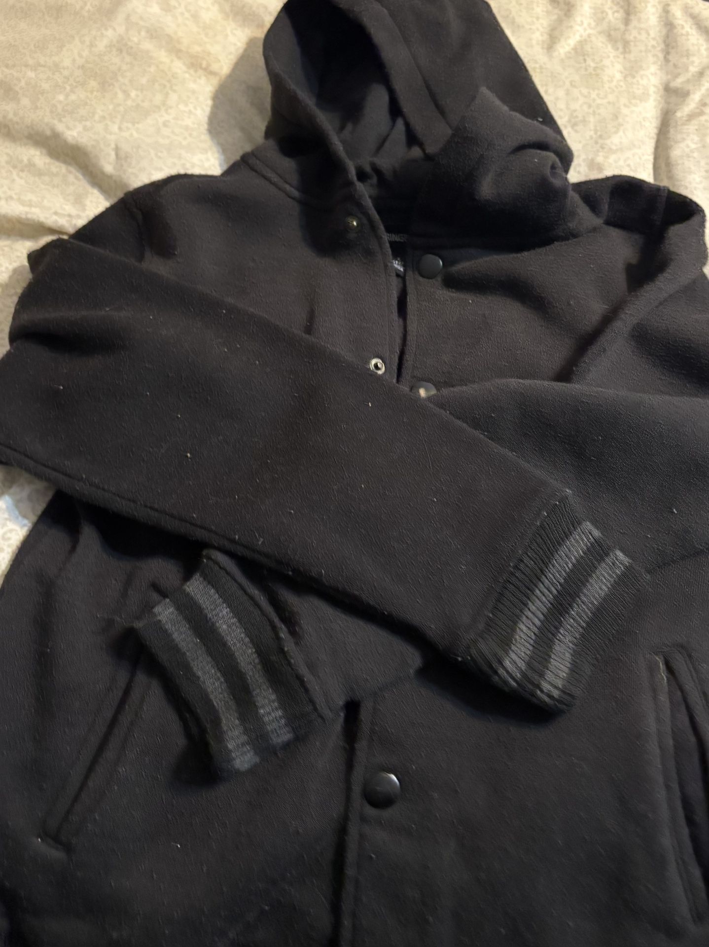 Black Sweat Jacket Lg