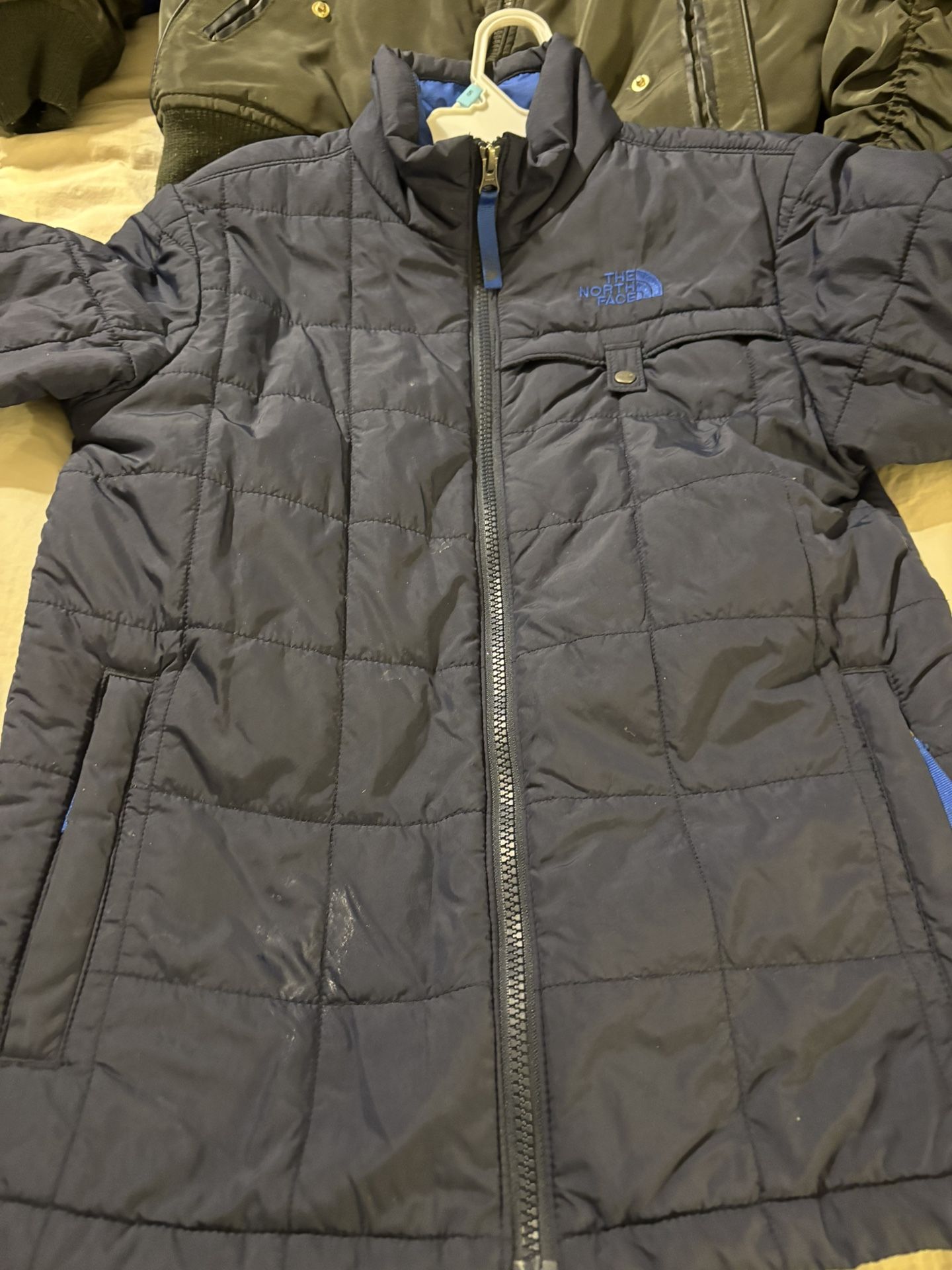 Dark Blue North Face Jacket. Size 10/12