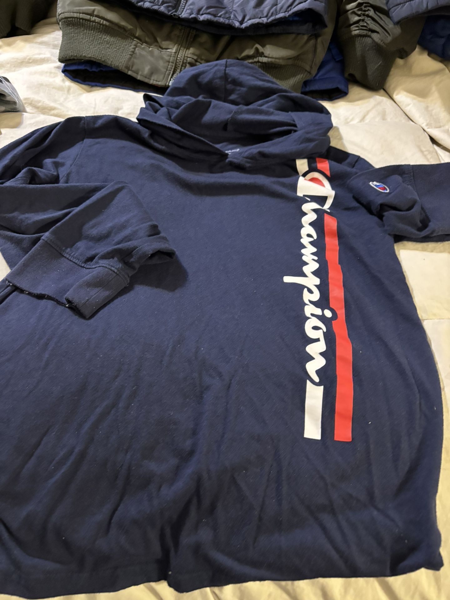 Champion Hoodie Shirt Sz Lg