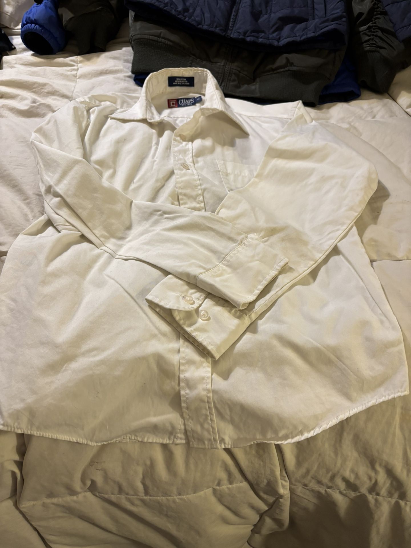 Chaps Dress Shirt Size 14