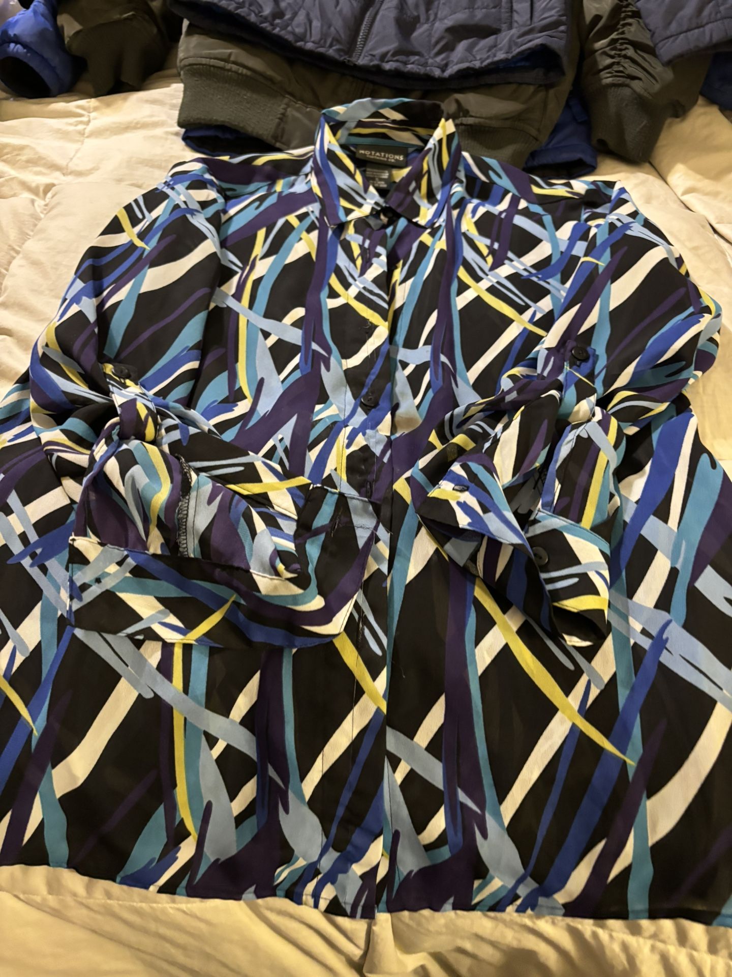 Notations Blouse Sz M