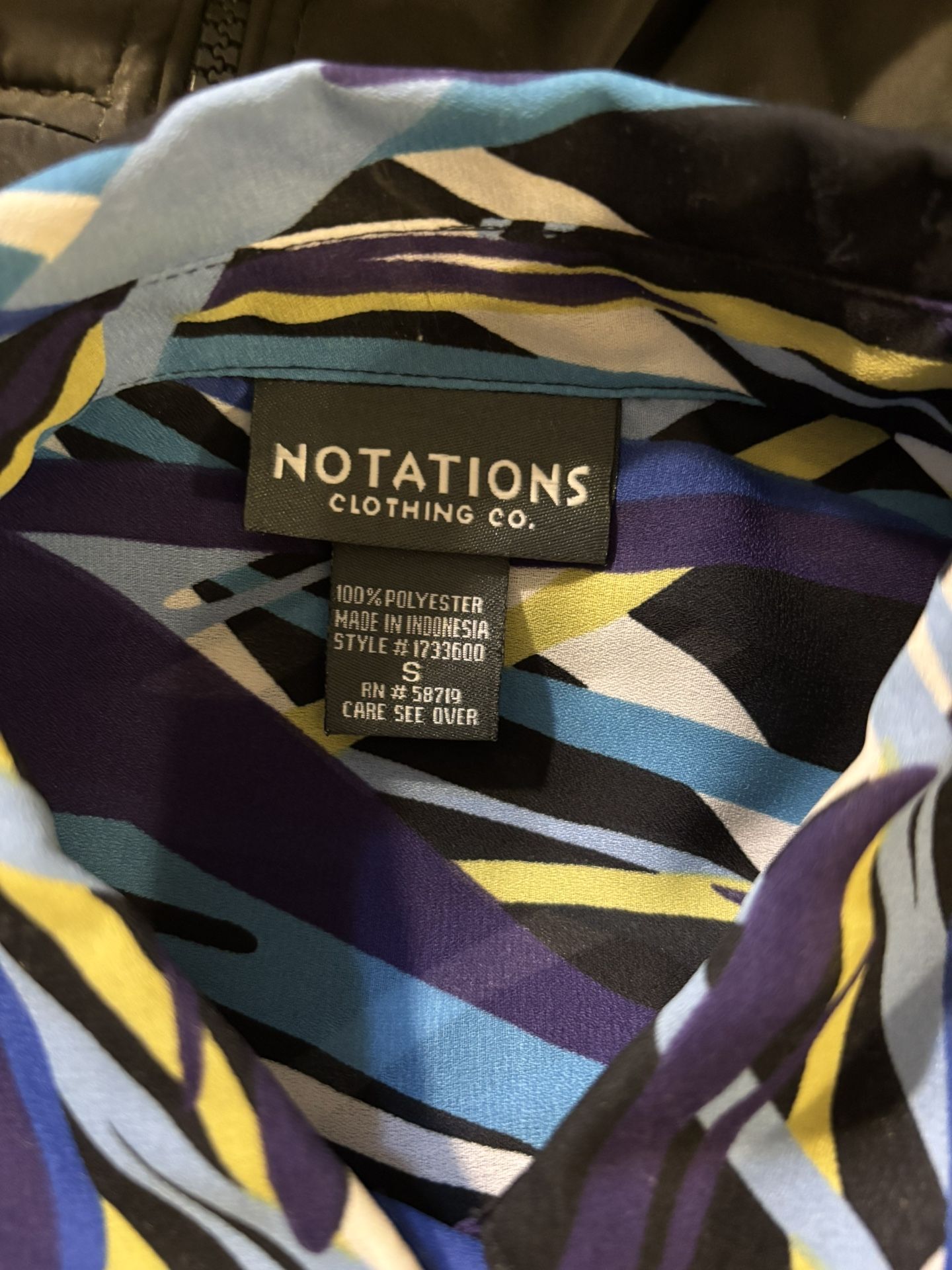 Notations Blouse Sz M - photo 4