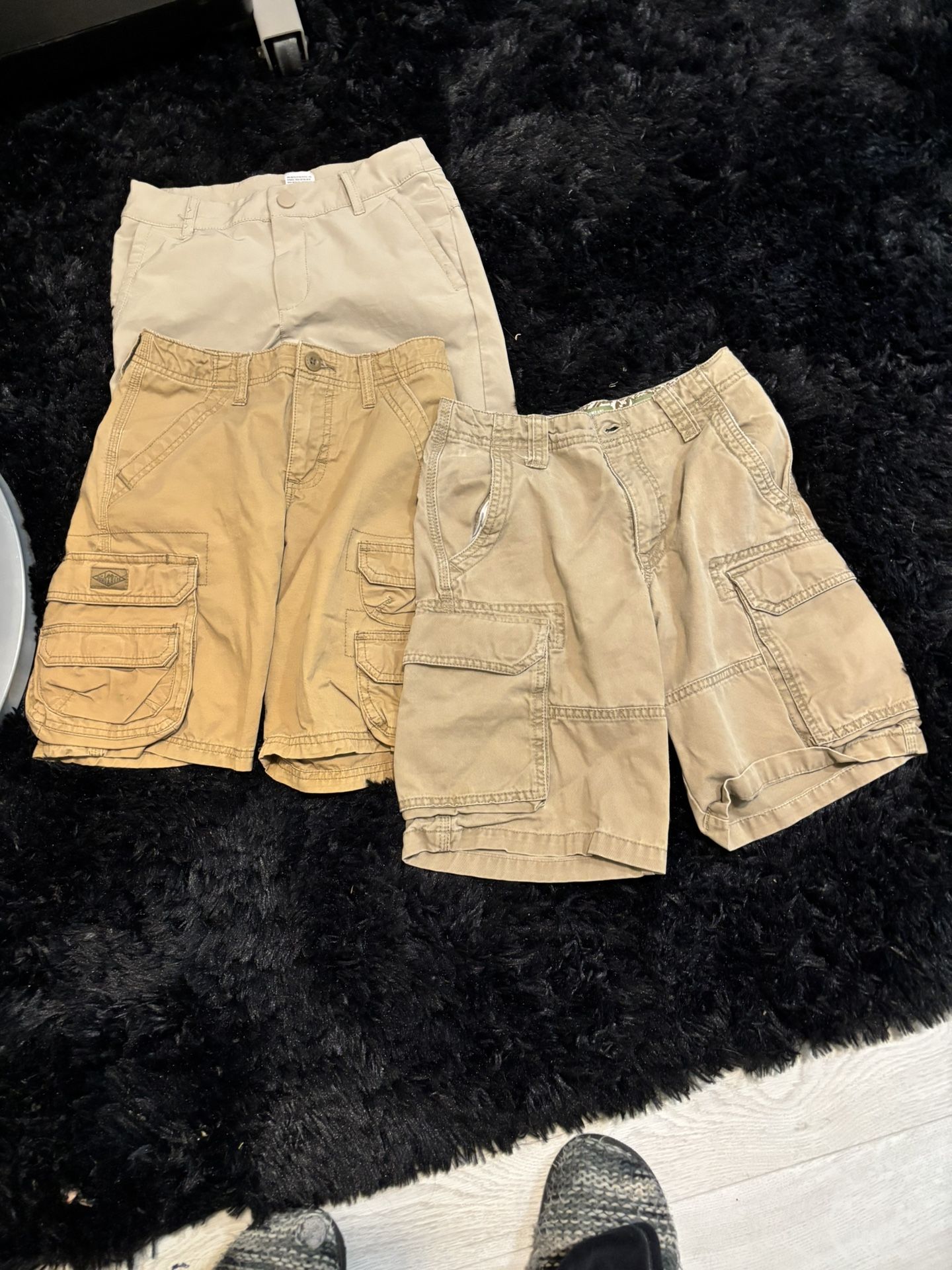 3 Pairs Cargo Shorts Size 8/10