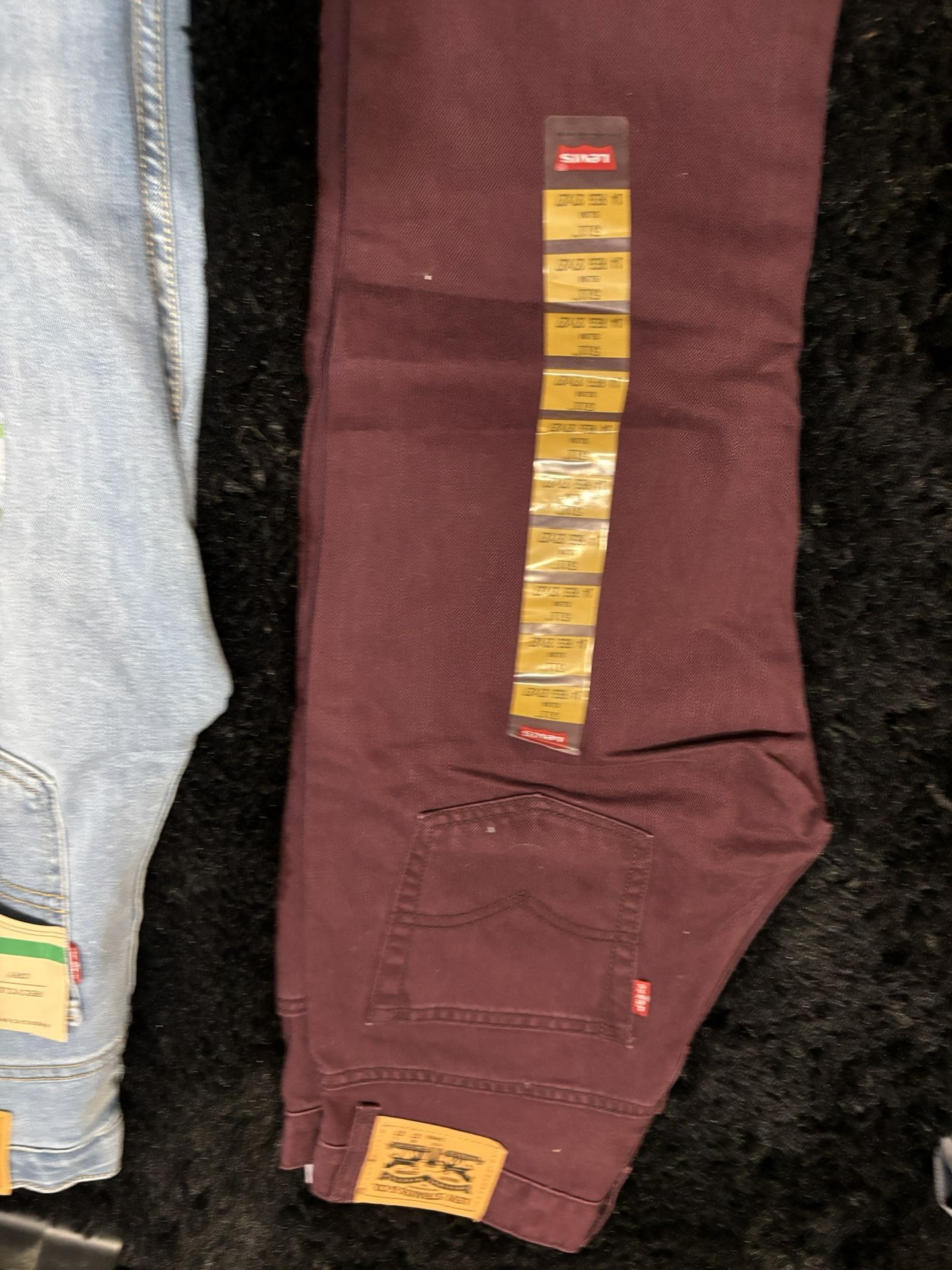 Levi Jeans Sz14 Burgundy