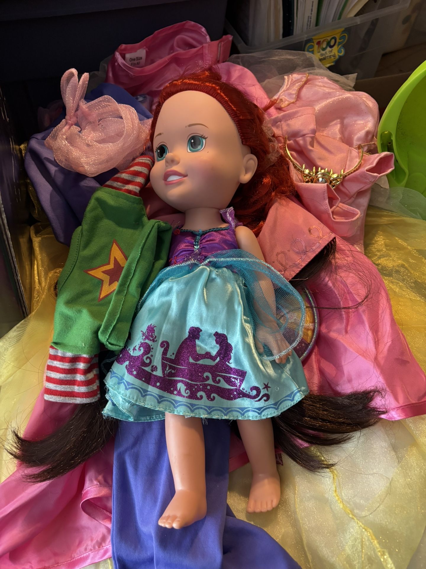 Assorted Barbie & Disney Princess Items - photo 2