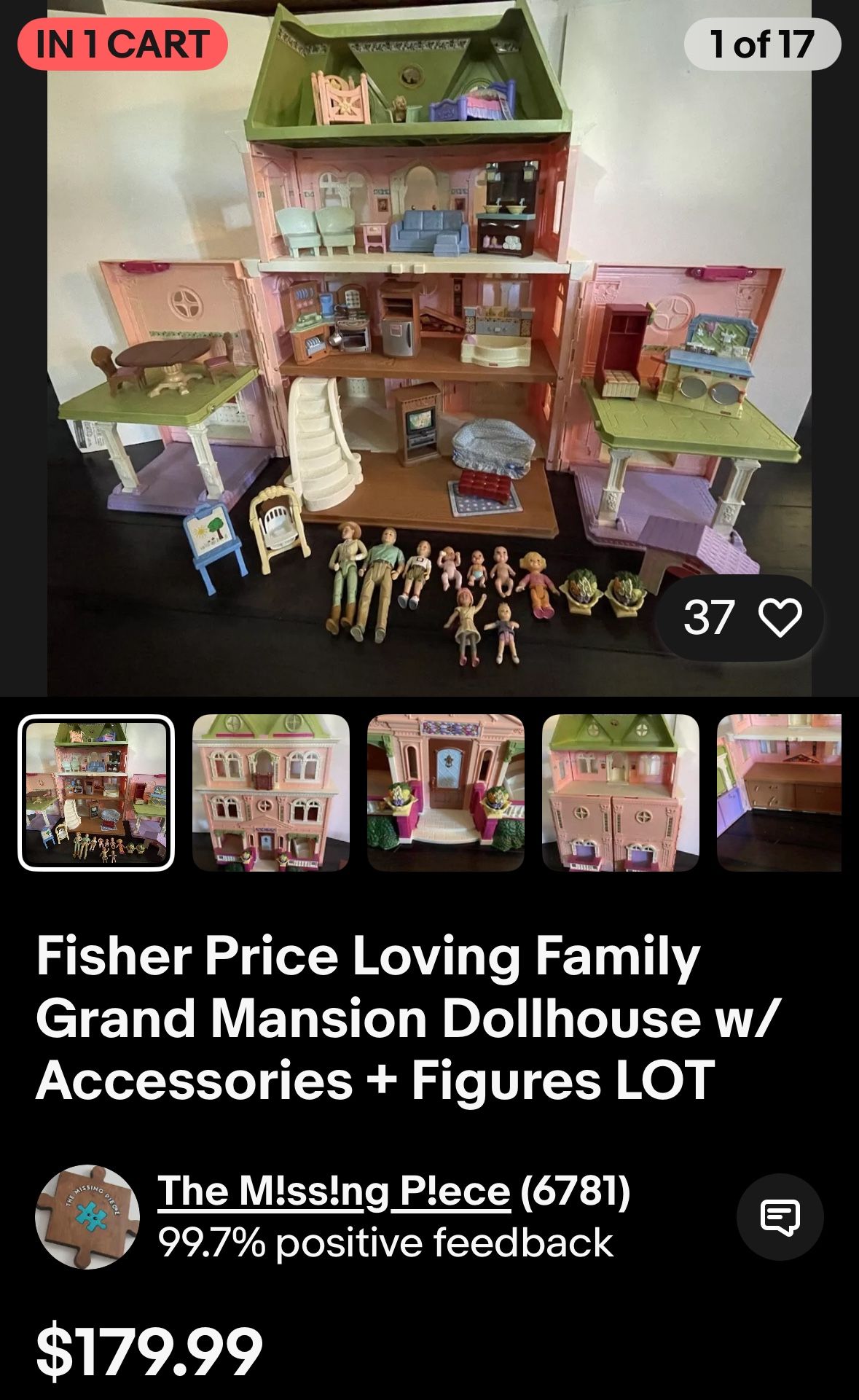 Fisher Price Victorian Mansion - photo 4