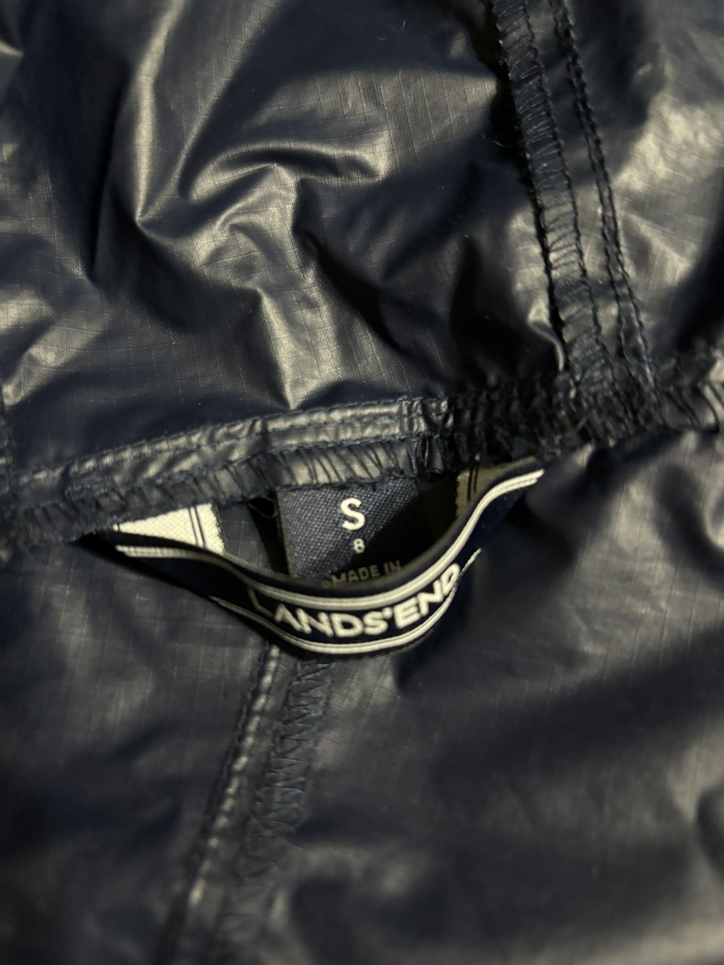Lands End Rain Jacket - Kids Size S - photo 4