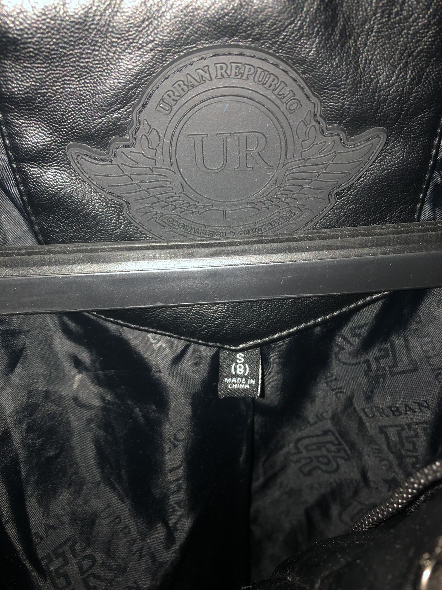 Urban Republic Leather Jacket Size 8 (Sm) - photo 3