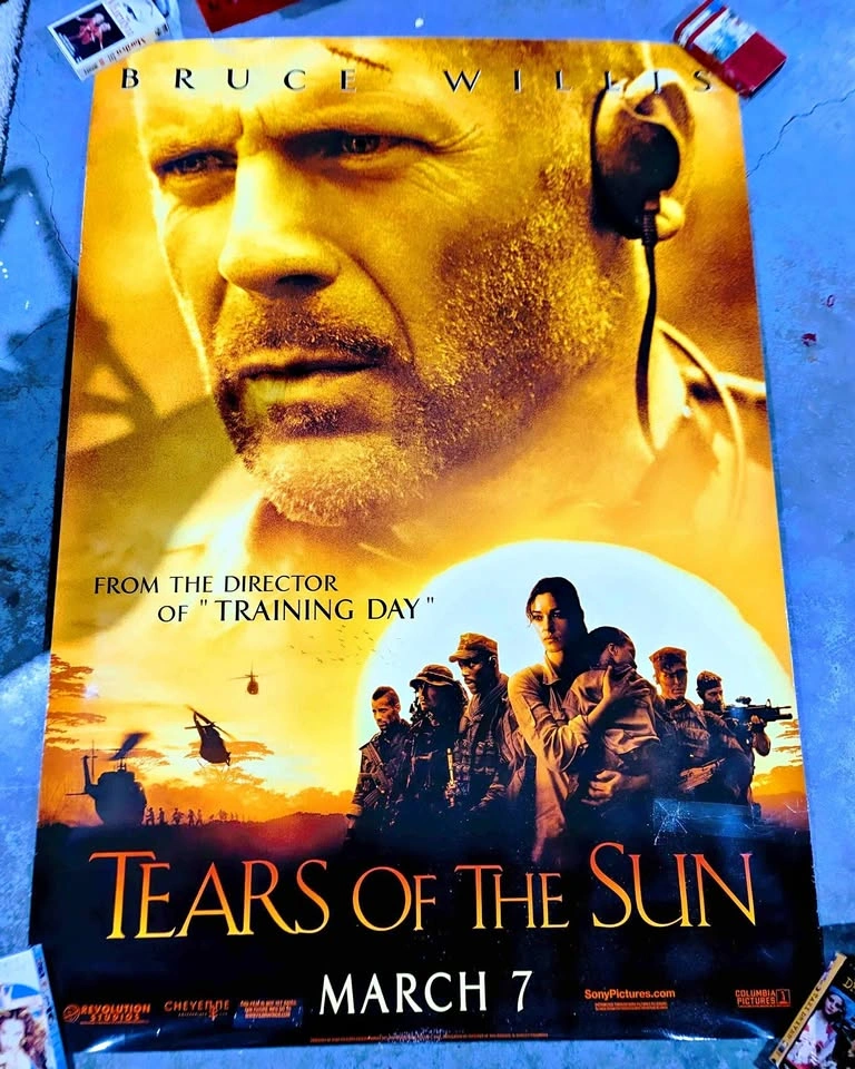 Vintage Rare 2003 Tears Of Sun Movie Poster