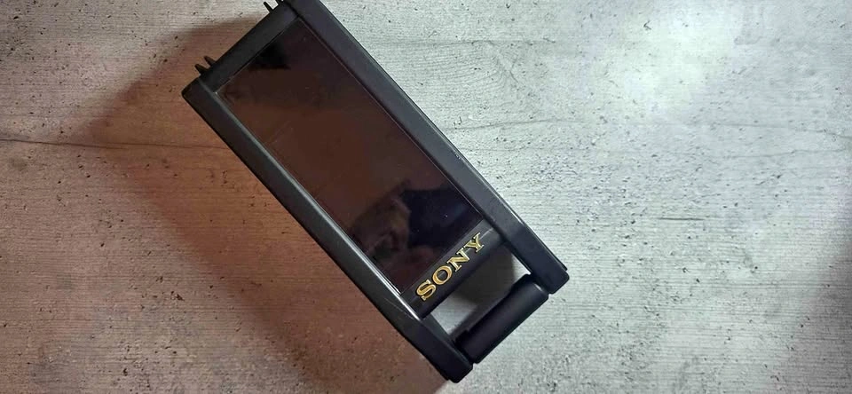 Vintage Sony Cassette Tape Holder Case Retro 80s Storage Organiz