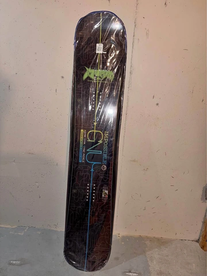GNU Impossible A.S.S. Pickle Snowboard 155 cm