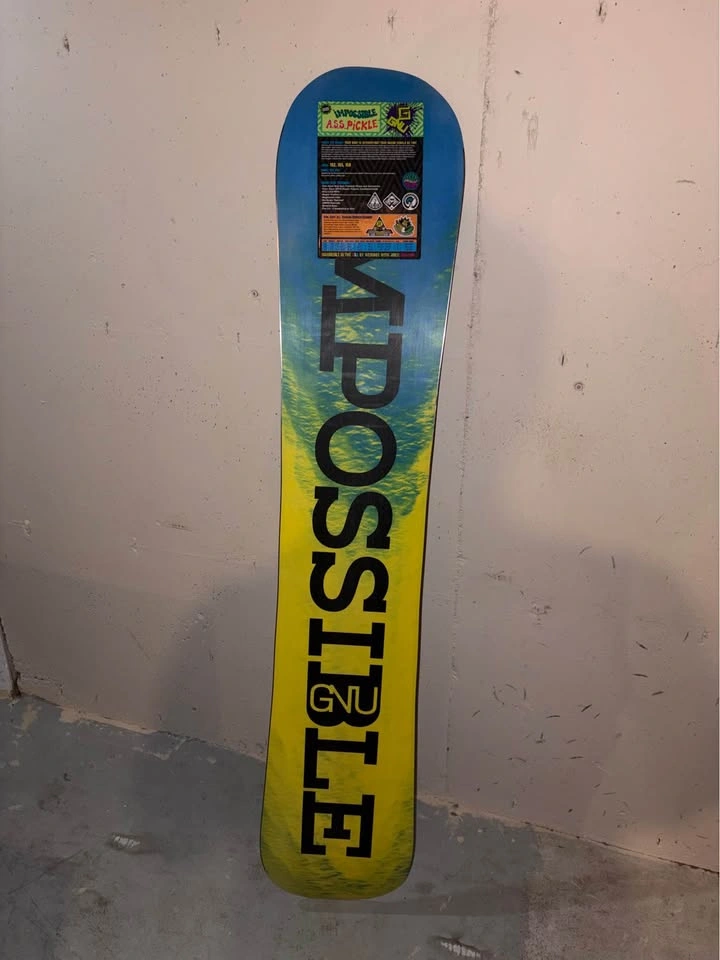 GNU Impossible A.S.S. Pickle Snowboard 155 cm - photo 3