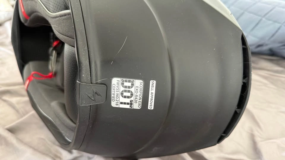 Scorpion EXO-R420 Full-Face Motorcycle Helmet - Matte Black/Grap - photo 2