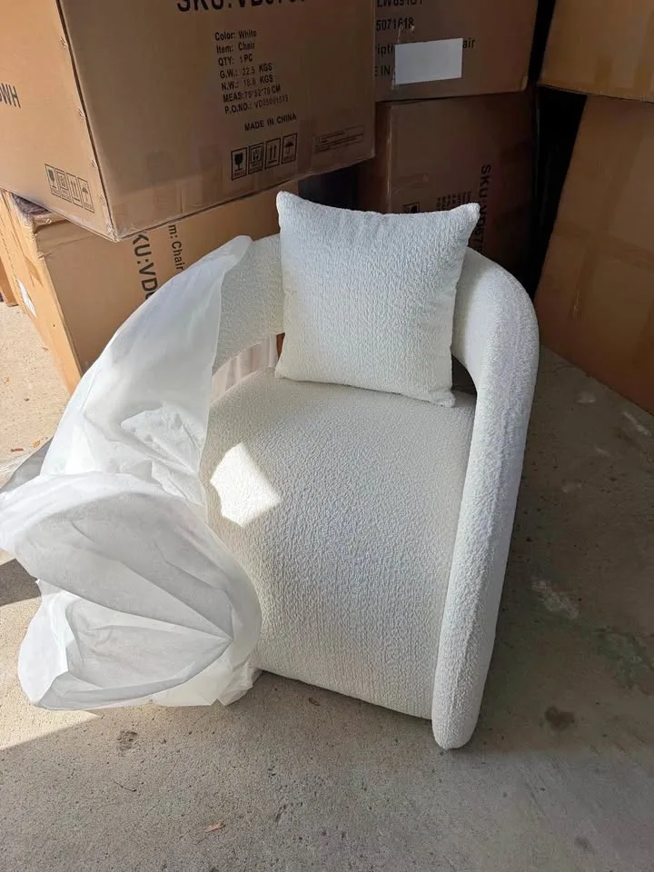 2 High End Modern Accent Chairs - New in Box