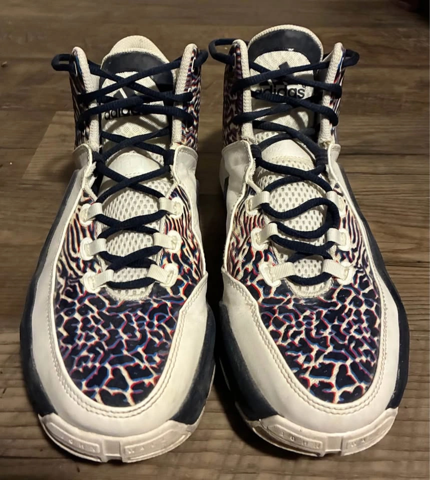 Adidas John Wall 2 “Zebra” Sneakers Size 11 - photo 3