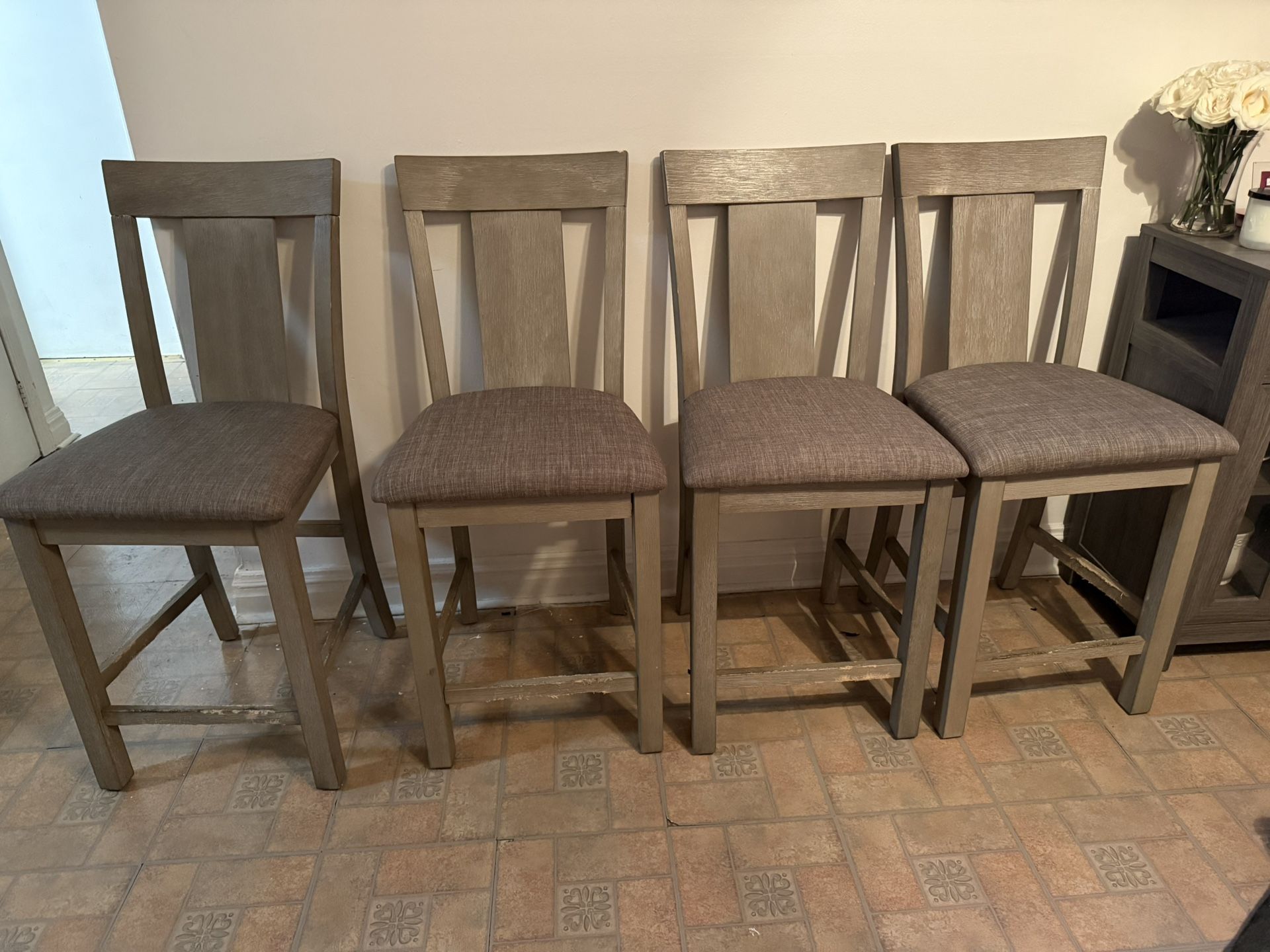 EUC Gray Dining Chairs (high Chair) - photo 2