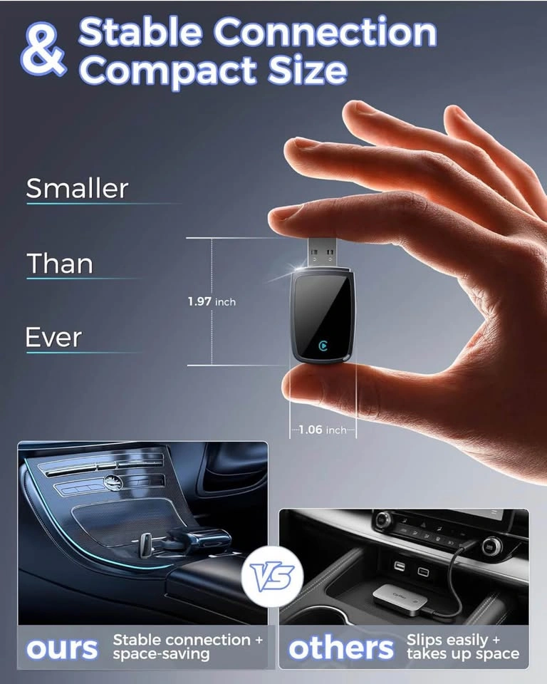 (New) Wireless CarPlay Adapter for Apple iPhone - photo 5