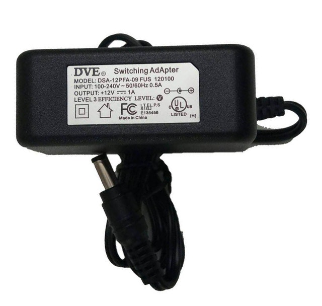 DVE DSA-12PFA-09 Switching Adapter Wall Charger for Routers